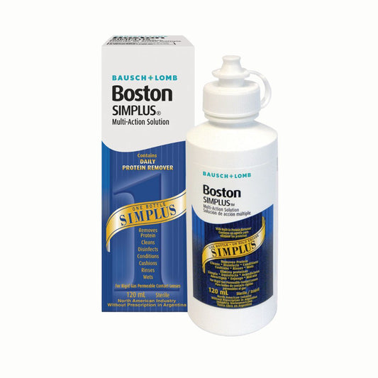 Boston Simplus RGP Contact Lens Solution Bausch & Lomb-120ml