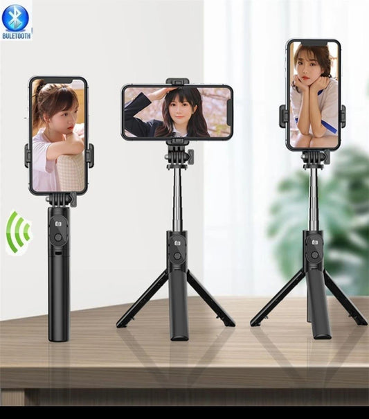 Foldable Selfie Stick & Tripod with LED Light